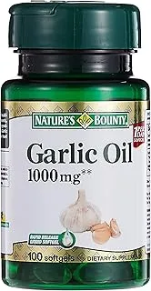 Nature's Bounty Garlic Oil Softgels, 1000 Mg