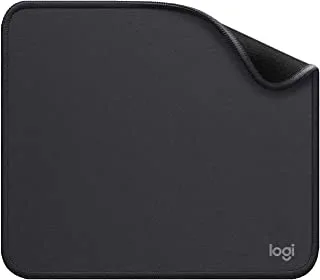 Logitech Mouse Pad - Studio Series, Computer Mouse Mat With Anti-Slip Rubber Base, Easy Gliding, Spill-Resistant Surface, Durable Materials, Portable, In A Fresh Modern Design - Graphite