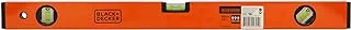 Black & Decker 60cm aluminium box beam triple spirit level, orange/black - bdht43189, 2 years warranty