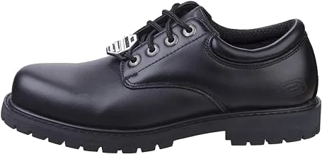 Skechers Work Cottonwood Elks Mens Black Shoes