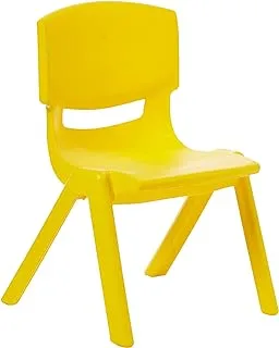 Cosmoplast Plastic Junior Deluxe Chair, Yellow