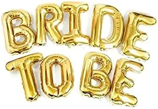 PARTY TIME - Gold Foil Balloons Bride To Be Balloon Sets (16 Inches)