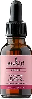 SUKIN Certified Organic Rose Hip Oil, 25 ml