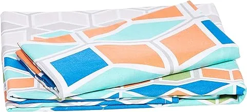 Portico Vienna Flat Queen Bedsheet, Multi-Colour, 224 X 254 Cm, 8046691