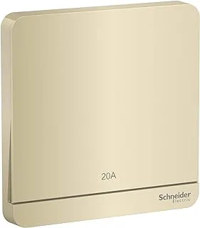 Schneider Electric AvatarOn, 1 Gang, Double Pole Switch, 20 A, Wine Gold, E8331D20N_WG