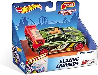 طرادات Hot Wheels Lights & Sounds Blazing Cruisers - 6 تشكيلات - قطعة واحدة تباع عشوائيًا