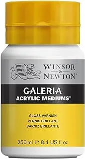 Winsor & Newton Galeria Acrylic Gloss Varnish, 8.4-oz (250ml) Jar,3040801