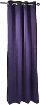 Story At Home Faux Silk 1 Piece Door Curtain, 118 X 152 cm, Purple, Dbk5009