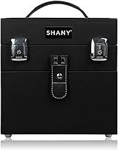 SHANY Cosmetics Shany Color Matters - Nail Accessories Organizer And MakEUp Train Case - Black