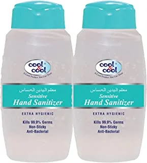 Cool & Cool Sensitive Hand Sanitizer 250Ml Twin Pack