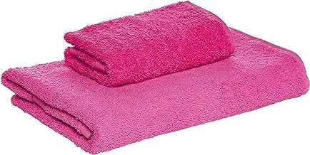 Hotel Linen Klub DEYARCO Princess 100% Cotton 850GSM Terry Ring Spun 1pc Bath Mat- Quick-Dry, Highly Absorbent, Size : 50 x 80cm, Fuschia