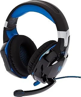 COOLBABY Over Ear Pro Gaming Stereo Headset With Microphone For PS4/PS5/XOne/XSeries/NSwitch/PC, Blue, SSAG608