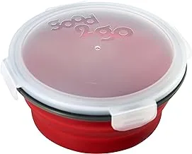 Jwp Good 2 Go Round Expandable Container, 800 ml Red G35002