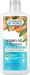 Natural World Argan Oil Of Morocco Moisture Rich Conditioner, 500 ml