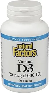 Natural Factors Vitamin D3 1000 IU 90 Tablets