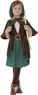 Smiffys Forest Archer Deluxe Girl Costume Green M - 7-9 Years 71046M