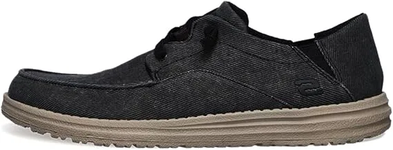 Skechers MELSON-VOLGO CANVAS SLIP ON mens Skechers Men's Melson Canvas Slip-On Moccasin Shoe