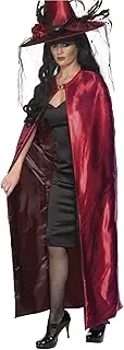 Smiffys Deluxe Reversible Cape - Red And Black