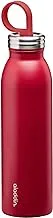 Aladdin Chilled Thermavac™ Stainless Steel Water Bottle 0.55L Cherry Red – Double Wall Vacuum Insulated Reusable Water Bottle | Keeps Cold for 9 Hours | BPA-Free | Leakproof | Dishwasher Safe