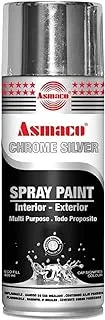 Asmaco spray paint chrome silver - silver glossy - 400ml