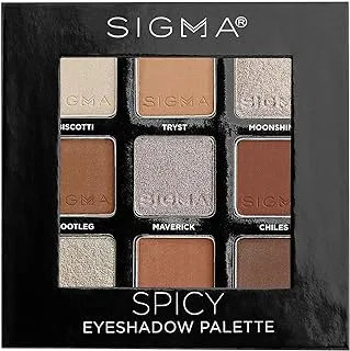 Sigma Beauty Untamed Eyeshadow Palette, Highly Pigmented & blendable formula, MATTE, METALLIC & SHIMMER shades, Paraben-free, Long-lasting Vegan makeup.