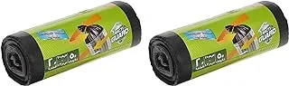 Bacti Guard Garbage Bag Black Rolls 75 X 103 cm, 50 Gallon, 10 X 2 X 20 Pcs '