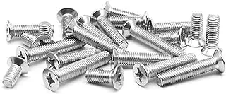 Royal Apex Machine Screw CSK Philip & Countersunk Head for DIY Electrical & Kitchen Furniture Pull Cabinet Door Handles Pack of 25 (M6 X 75 MM)