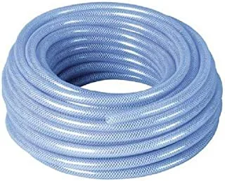 Royal Apex High Pressure Braided Clear Flexible PVC Tubing Heavy Duty UV Chemical Resistant Vinyl Hose Water Oil (25 Yard, 3/4 Inch)