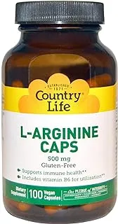 Country Life L-Arginine Caps 500Mg 100 Vegicaps