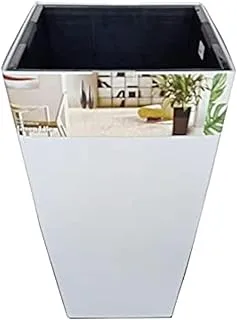 Dubai Garden Centre Decorative Self-Watering Pot, Small, White