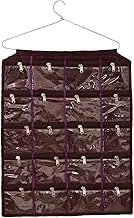 KUBER INDUSTRIES Satin Make Up Organizer, Purple, 20 Pocket, 64x47x1 cm