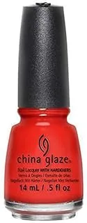 China Glaze Nail Lacquer, Igniting Love, 0.5 Fluid Ounce