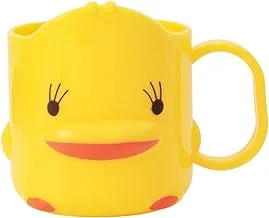 COOLBABY Kids Creative Cartoon Yellow Duckling Mouthwash Cup Toothbrush Holder Water Mug