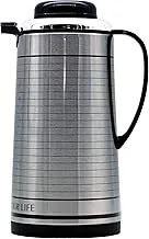 FLEXY® Vacuum Flask Thermos 1.9L - Stainless Steel | Asbestos-Free, BPA-Free | 15hr Heat, 24hr Cold Retention