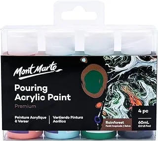 POURING ACRYLIC 4X60ML RAINFOREST