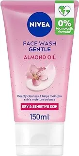 NIVEA Face Wash Cleanser, Gentle Cleansing, Dry Skin, 150ml