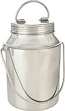 Raj Screw Lid Storage Container, 8.5 Liter Silver, SB08.5, Oil Container , Milk Container , Food Storage , Cereals, Pulses, Spices & Flour Storage