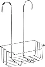 WENKO, Thermostat Shower Caddy Hanger Milo, Stainless Steel, Home Bathroom Hook-On Organization Rack, Rust-Resistant, No Drilling, 25x36x14cm, Shiny