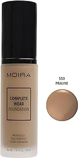 Moira Cwf550 Complete Wear Foundation, Praline, 30 ML