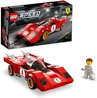 LEGO Speed Champions 1970 Ferrari 512 M, Official Ferrari X LEGO, Car Building Blocks Kit, Age 8+, 76906 (291 Pieces)