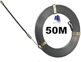 Royal Apex Electric or Communication Wire Pulling Spring for Electrical Works and Multi-Purpose Use. (3.2mm x 50 Meter)