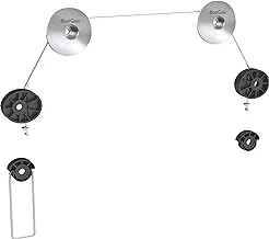 Qualgear Qg-Tm-001 Picture Hanging Style Ultra Low Profile TV Wall Mount For Most 37 To 70-Inch TVs And Monitors Aluminum [Check Vesa Compatibility Before Purchase] Silver