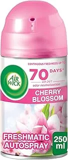 Air Wick Freshmatic Autospray Refill, Cherry Blossom, Eliminates Bad Odour like Cat Litter Smell, 250 ml