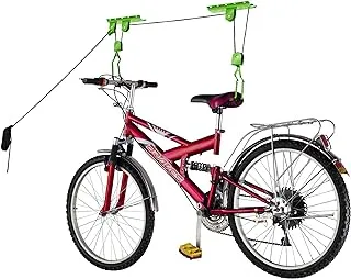 Bike Lane 2009 Bike Lane Bicycle Garage Storage Lift Hoist 100Lb Capacity Heavy Duty