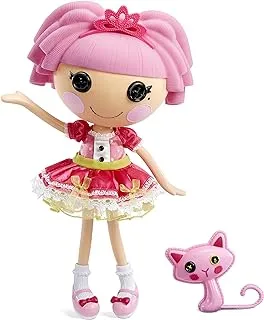 Lalaloopsy 576860EUc Jewel Sparkles With Pet Persian Cat 33 Cm Princess Doll With Changeable Pink Outfit & Shoes, In REUSable HoUSe Package Playset, For Ages 3 103, Multicolor