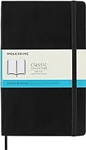 Moleskine Classic Notebook, Soft Cover, Large (13 cm X 21 cm) Dotted, Black, 192 Pages