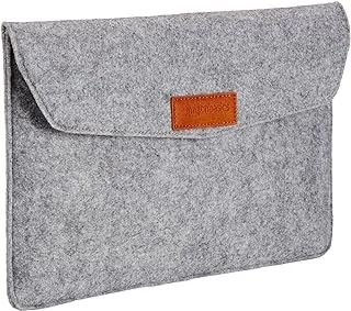 Amazon Basics AmazonBasics 11 Inch Felt Macbook Laptop Sleeve Case - Light Grey