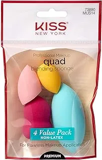 KISS Professional Make Up Sponge Quad, MUS14