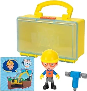 Blippi Deluxe Figure Lunch Blind Box أصفر ، متعدد الألوان ، BLP0103_BLP0104