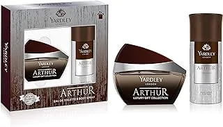 Yardley Arthur Gift Set For Men Edt, 100 ml + Body Spray, 150 ml